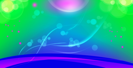 Blue and green aesthetic backgroundの写真素材
