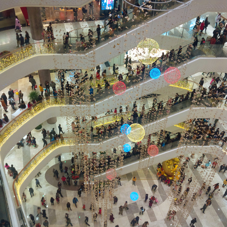 On December 30, 2015 opening Li Chen, Dong er Huan Tai Wo square fan siteのeditorial素材