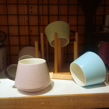 Ceramic cups の写真素材