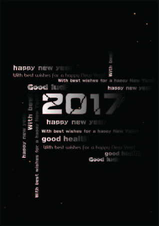 Black background flash greeting cards Festival New Yearのイラスト素材