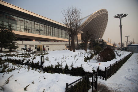 Yantai Railway Stationのeditorial素材