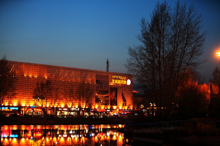 Night view Inner Mongoliaのeditorial素材