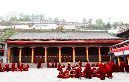 Ta'er Monastery, Kumbum Monasteryのeditorial素材