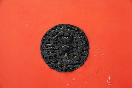 Nanjing museum red wallのeditorial素材