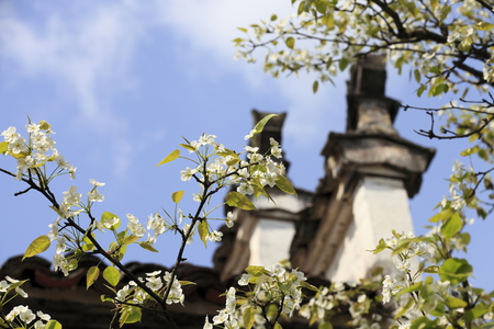 Huizhou Architecture eavesの写真素材