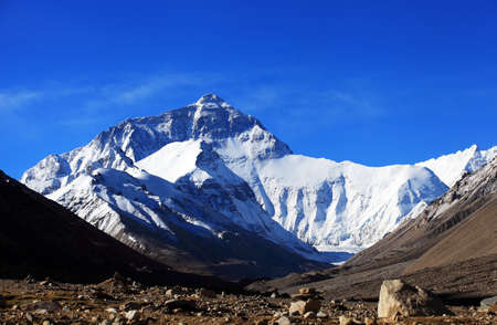 Majestic Mount Everestの写真素材