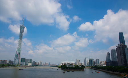 View of guangzhou tower, guangdong,china