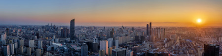 Sunset in Shenyang, Liaoning.のeditorial素材