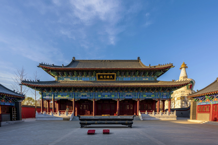 Liaoning Dongta Huguo Yongguang Templeのeditorial素材