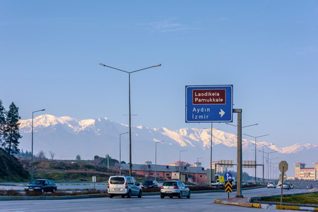 Turkish highway roadのeditorial素材