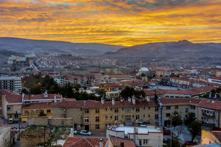 Early morning in Urgup, Cappadocia, Turkeyのeditorial素材