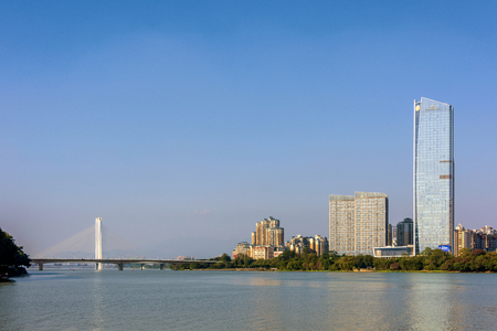 Huizhou Dongjiang Huizhou Bridge, Guangdong, Chinaのeditorial素材