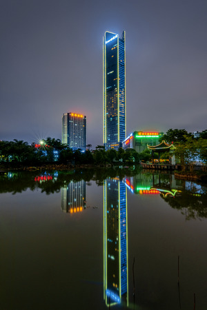 Fuzhou Chating Park, Fujian, Chinaのeditorial素材