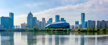 Architectural scenery of Shenyang Grand Theatre, Liaoning, China