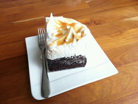Toffee Meringue Brownieの素材