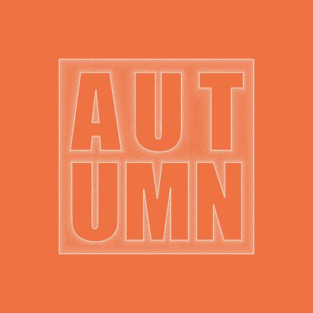 Abstract autumn drawingの写真素材