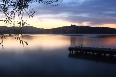 evening of summer palaceの写真素材