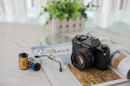 Camera and film