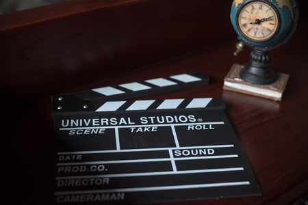 universal studio Table board on the tableのeditorial素材