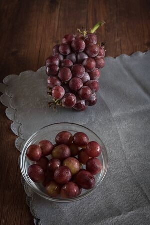 Fresh grapesの写真素材