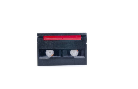 old and dusty tape cassetteの写真素材