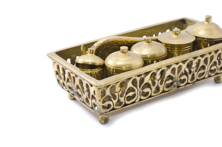 isolated traditional wedding equipmentの写真素材