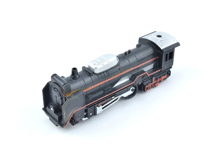 image of toy train head, black in color isolated white background