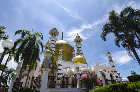 Ubudiah Mosque was designed in Malaysia's is most beautiful mosques located in Perak State.の写真素材