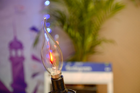 illuminated lantern decoration for eid festival background