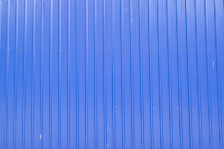 blue metal fence wall for background purposeの写真素材