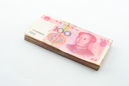 chinese currency money yuan(RMB)の写真素材