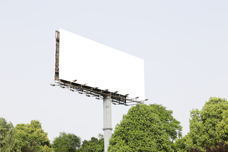 blank billboardの写真素材