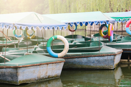 boat in the lake