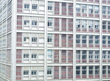 modern office building with many windowsのeditorial素材