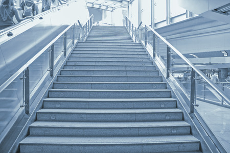 stairs in the subwayのeditorial素材