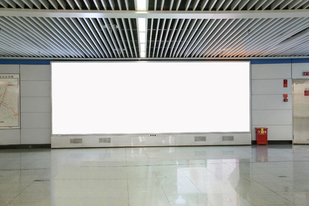 lightbox in subwayのeditorial素材