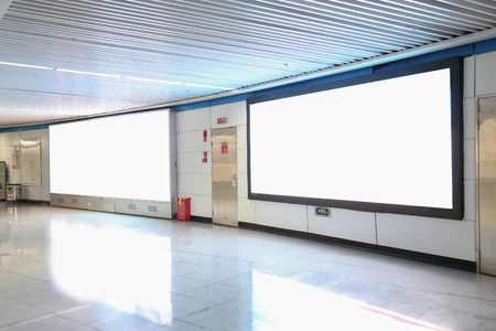 lightbox in subwayのeditorial素材