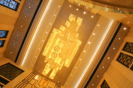 droplight in the hotelのeditorial素材