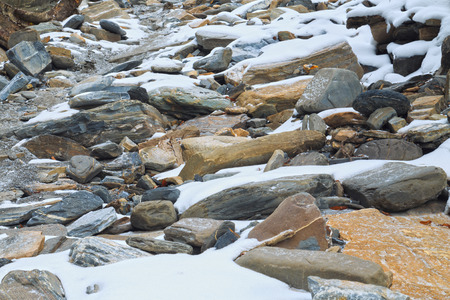 rock roadの写真素材