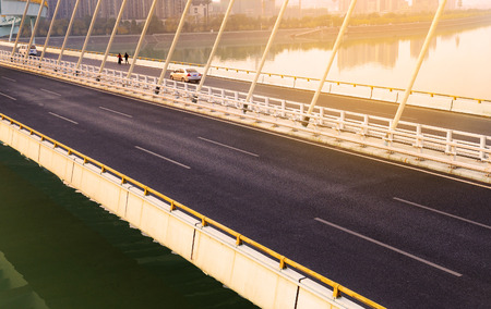 road on bridge