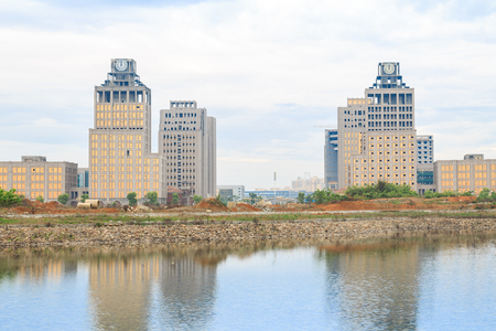 office buildings at JinJiaLin,MianYang,Chinaのeditorial素材