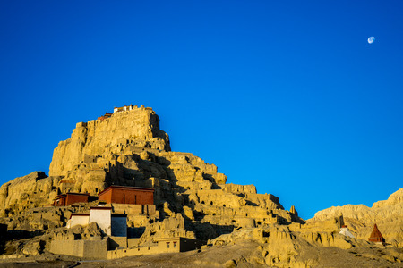 Tibetan Georgian dynasty ruinsの写真素材