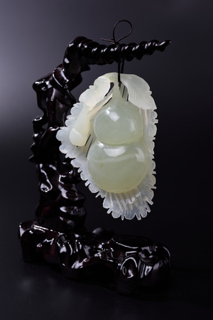 Jade ornamentの写真素材
