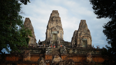 Pre Rup temple at Angkor, Cambodiaのeditorial素材