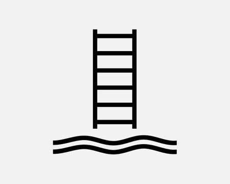 Embarkation Pilot Ladder Illustrationのイラスト素材