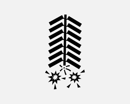 Firecrackers Icon illustrationのイラスト素材