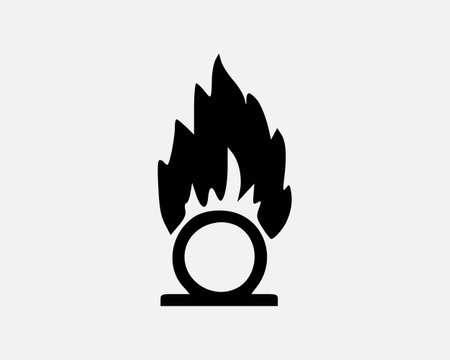 Fireball Icon illustrationのイラスト素材