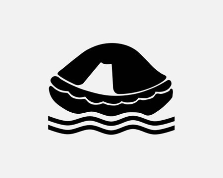 Liferaft Emergency Rescue illustrationのイラスト素材