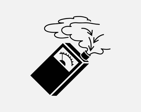 Gas Detector Equipment Deviceのイラスト素材