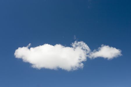 Isolated cloud,  good for your design element.の写真素材